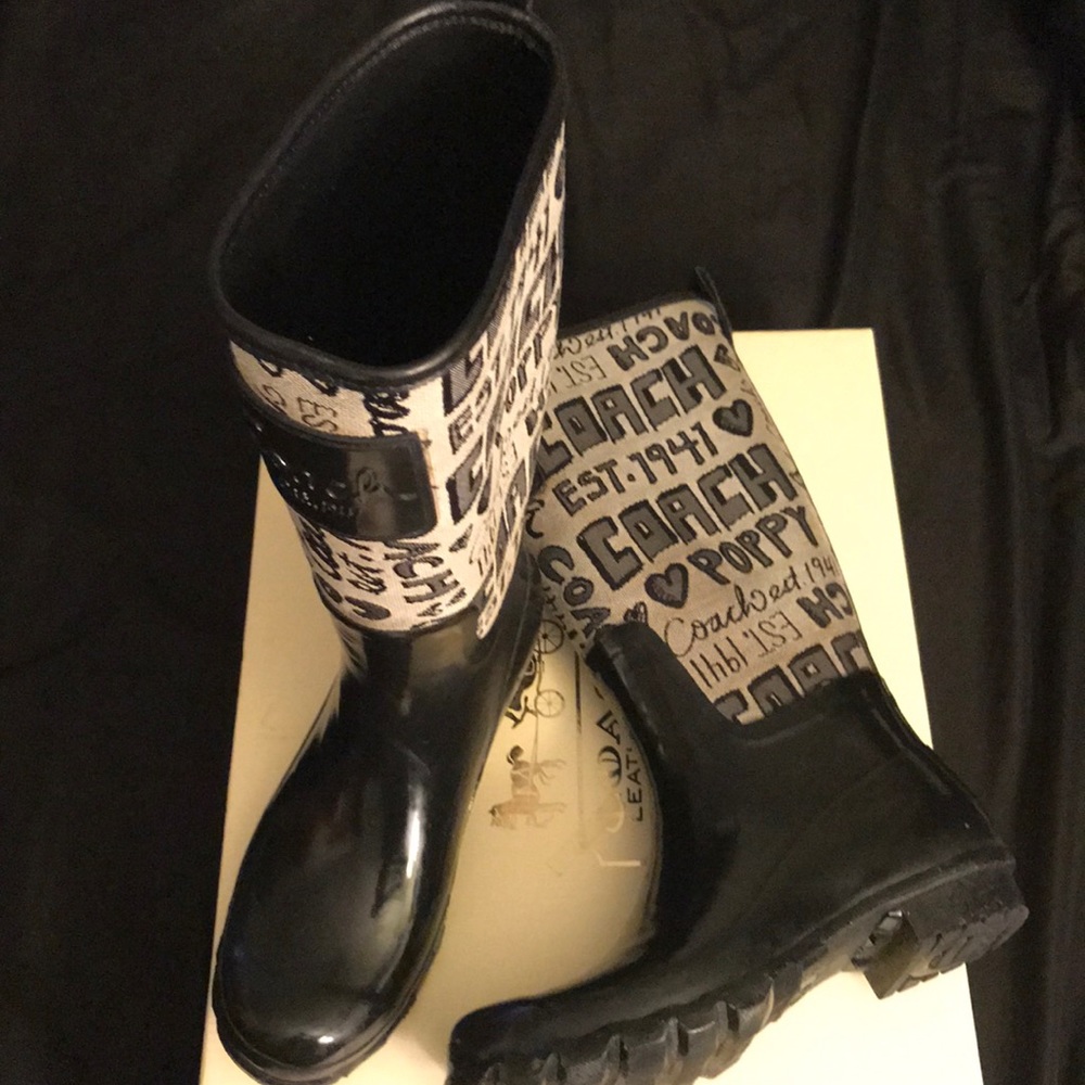 Coach rain-boots!